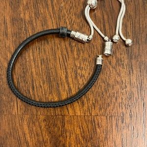 Pandora Cord Charm Bracelet